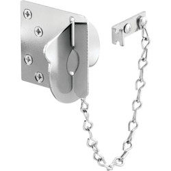 Defender Security Chrome Texas Security Bolt Ring Chain Door Lock U 10819