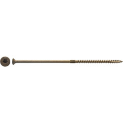 Big Timber #10 x 6 In. Bronze Flat Head Wood Screw (160 Ct., 5 Lb.) 5BTX106