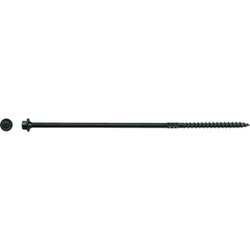 Big Timber #14 x 8 In. Black Log Structure Screw (25 Ct.) BL148-25