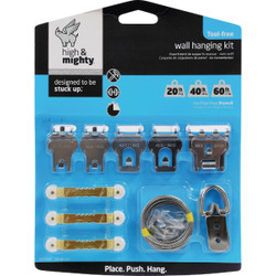 High and Mighty 20 Lb. to 60 Lb. Picture Hanger Kit (13-Piece) 515312