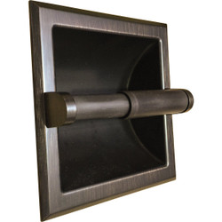 Home Impressions Aria Oil-Rubbed Bronze Recessed Toilet Paper Holder W-5238