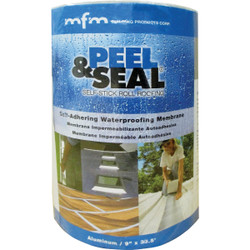 MFM Peel & Seal 9 In. X 33.5 Ft. Aluminum Roofing Membrane 50043