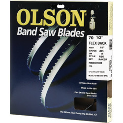 Olson 70-1/2 In. x 1/8 In. 14 TPI Regular Flex Back Band Saw Blade FB08570DB