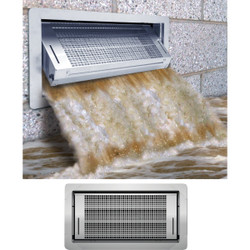 Smart Vent 8 In. x 16 In. Dual Function Automatic Foundation Vent 1540-510