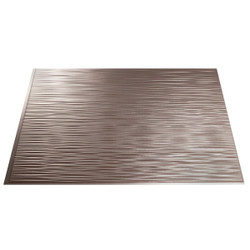 Fasade Br Nickel Ripple Panel D72-29 Pack of 5