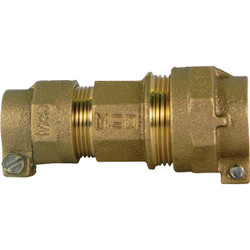 Anderson Metals 1 In. CTS x 1 In. CTS Brass Low Lead Connector 9621616LFBAG
