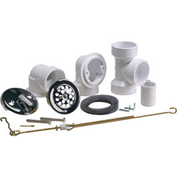 Keeney Sch40 Chr Triplever Kit 641PVC