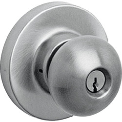 Tell Satin Stainless Steel Exit Door Knob EX100010