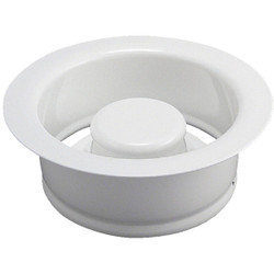 Do it White Brass Disposer Flange and Stopper 438967