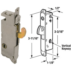 Prime-Line Sliding Patio Door Steel Vertical Mortise Patio Door Lock E 2013