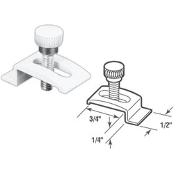 PRIME-LINE 3/4x1/4x1/2wht Door Clip PL7940