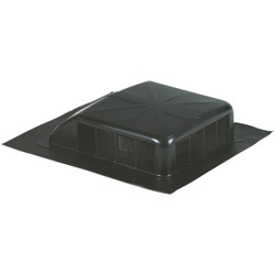 Airhawk 50 In. Black Galvanized Steel Slant Back Roof Vent RVG55016 Pack of 6