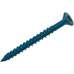 Hillman 1/4 In. x 3-3/4 In. Flat Concrete Screw Anchor (100 Ct.) 375312