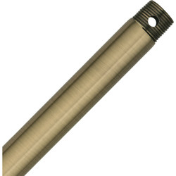 Hunter Antique Brass 3/4 In. Dia. X 12 In. L. Downrod 22719