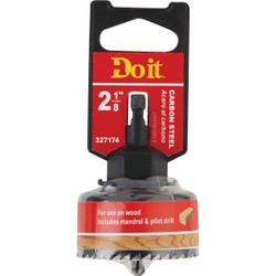 Do it 2-1/8 In. Carbon Steel Hole Saw with Mandrel 941961DB