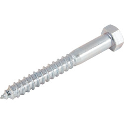 Hillman 1/2 In. x 4-1/2 In. Zinc Hex Lag Screw (25 Ct.) 230134