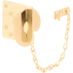 Defender Security Brass Texas Security Bolt Ring Chain Door Lock U 9494