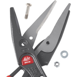 Malco Andy 3 In. High Carbon Steel Straight Snip Replacement Blades MV12RB