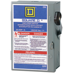 Square D 30a Enclosed Switch L221N