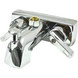 United States Hardware Chrome 2-Handle Lever Bathtub Faucet P-670B