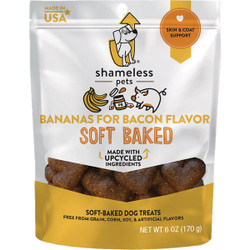 Shameless Pets Bananas For Bacon Soft Baked Dog Treat, 6 Oz. 820