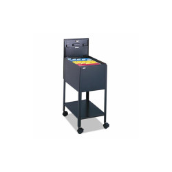 Safco® FILE,TUB,LTR SIZE,BK 5361BL