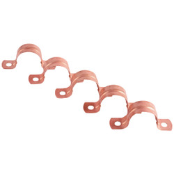 Holdrite 1 In. Copper Plated Steel Pipe Strap (5-Pack) CPS100Z5