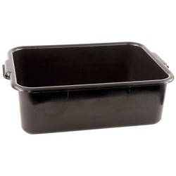 Crestware Bus Tub,20 1/2 in L,Black BT7BK