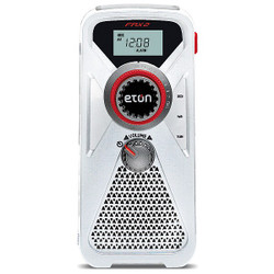 Eton Portable Weather Radio,White,AM/FM,NOAA ARCFRX2WXW