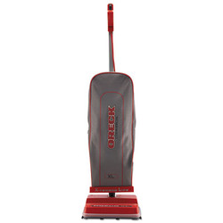 Oreck Commercial U2000r-1 Upright Vacuum, 12" Cleaning Path, Red/Gray U2000R1