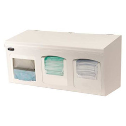 Bowman Dispensers Face Mask Dispenser,White,Plastic FM001-0213