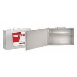 Manufacturer Varies Empty First Aid Kit,2Shelves,10.25"H,WHT M5024