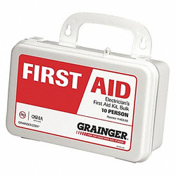 Sim Supply First Aid Kit w/House,62pcs,2 3/8x4",WHT  59321