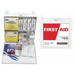 Manufacturer Varies First Aid Kit w/House,195pcs,3x10",WHT 54622