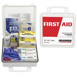 Manufacturer Varies First Aid Kit w/House,195pcs,3x10",WHT 54625