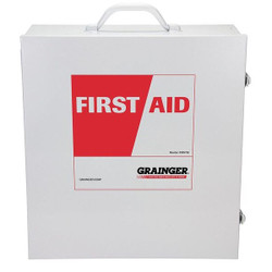 Manufacturer Varies Empty First Aid Kit,3 Shelves,16.5"H,WHT 54534