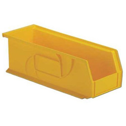 Lewisbins Hang and Stack Bin,Yellow,PP,5 in PB1405-5 Yellow