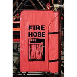 Sim Supply Fire Hose Cover,17 In.L,5-1/4 In.W,Red  20896