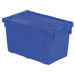 Orbis Attached Lid Container,Blue,Solid,HDPE FP151 Blue