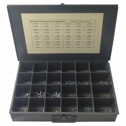 Manufacturer Varies Tapping Screw Assortment,600 pcs. JBDL24PSMS25