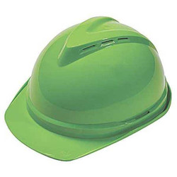 Msa Safety Hard Hat,Type 1, Class C,Hi-Vis Green 10035213