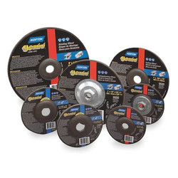 Norton Abrasives CutOff&GrindWhl,7/8"CN,UnthreadHle 66252801864