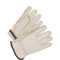 Bdg Leather Gloves,Shirred Slip-On Cuff,S 20-9-1571-7-9
