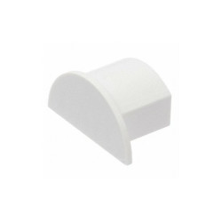 D-Line End Cap,Clip Over,PVC EC2010W