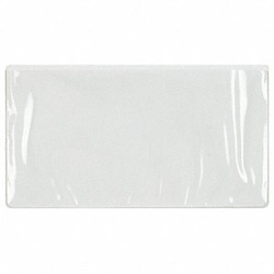 Lewisbins Label Holder,Clear/Wht,Glossy,Pocket,PK4 6120253