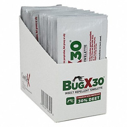 Bugx Insect Repellent Wipes,0.28 oz,Packet 18-145