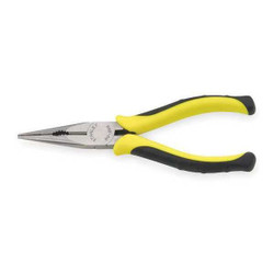 Stanley Needle Nose Plier,6-1/2 in.,Serrated 89-869