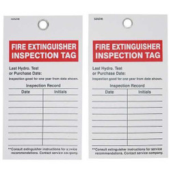 Badger Tag & Label Inspection Tag,Vinyl,5-3/4",PK25 133