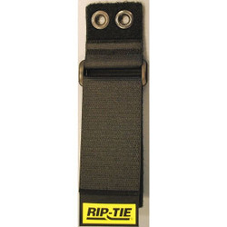 Rip-Tie Hook-and-Loop Cinch Strap,16 in,Black O-16-G1P-BK