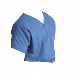Scrub Zone Scrub Shirt,S,Ceil Blue,4.25 oz. 71221